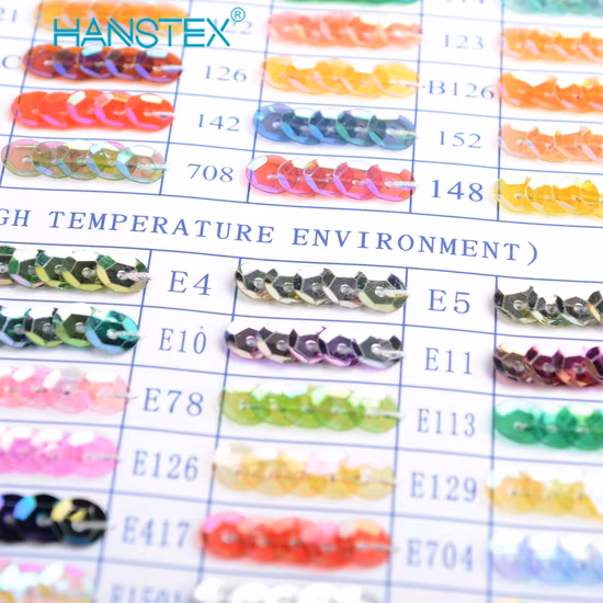 Hans Fast Delivery Eco Friendly 7mm Star Design Sequin