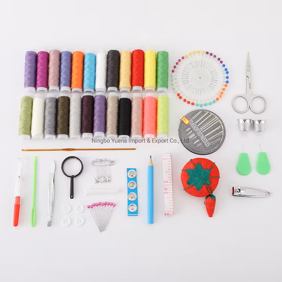 High Quality Travel Sewing Kit with Different Accessories Sewing Craft Haberdashery Custimized Sewing Kits