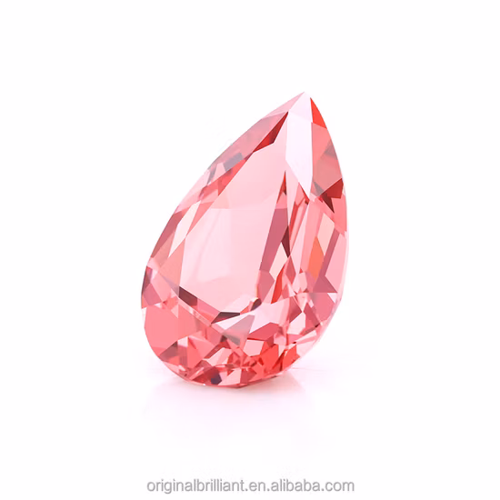 High Quality Loose Colorful Gemstone Synthetic Sapphire Padparadscha Color
